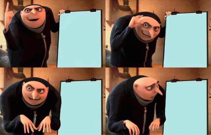 Gru's Plan meme about Dermalogica